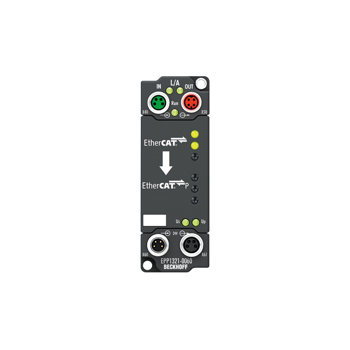 Beckhoff EPP1321-0060 EtherCAT P Box, 1-port EtherCAT-to-EtherCAT P feed-in Turkiye