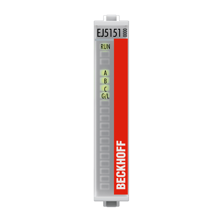 Beckhoff EJ5151 EtherCAT plug-in module, 1-channel encoder interface, incremental, 24 V DC HTL, 100 kHz Turkiye