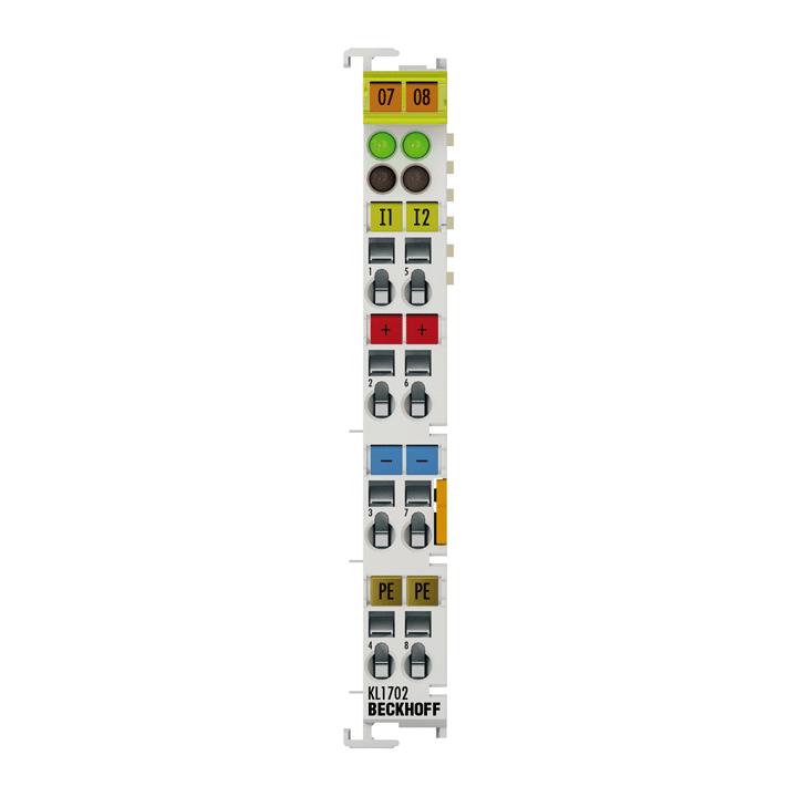 Beckhoff KL1702 Bus Terminal, 2-channel digital input, 120…230 V AC, 10 ms Turkiye