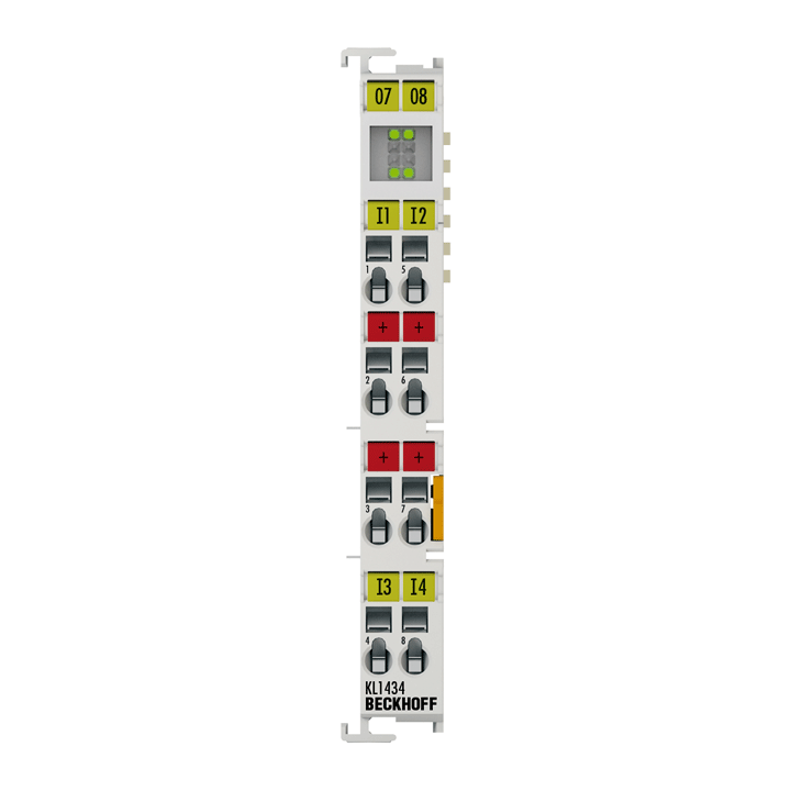 Beckhoff KL1434 Bus Terminal, 4-channel digital input, 24 V DC, 02 ms, type 2, 2-wire connection Turkiye