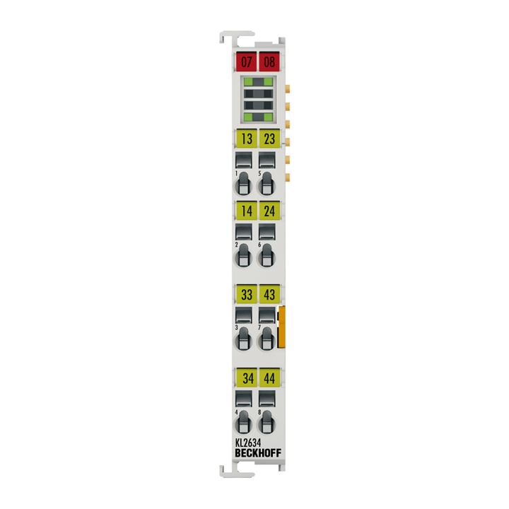 Beckhoff KL2634 Bus Terminal, 4-channel relay output, 250 V AC, 30 V DC, 4 A Turkiye
