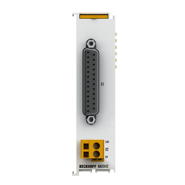 Beckhoff KM2042 Bus Terminal module, 16-channel digital output, 24 V DC, 05 A, D-sub Turkiye