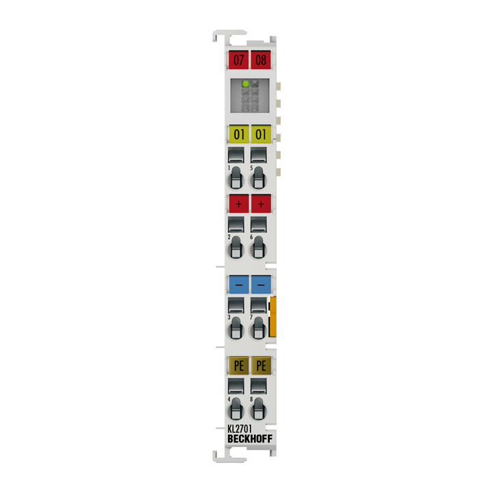 Beckhoff KL2701 Bus Terminal, 1-channel solid-state relay output, 0…230 V AC/DC, 3 A Turkiye
