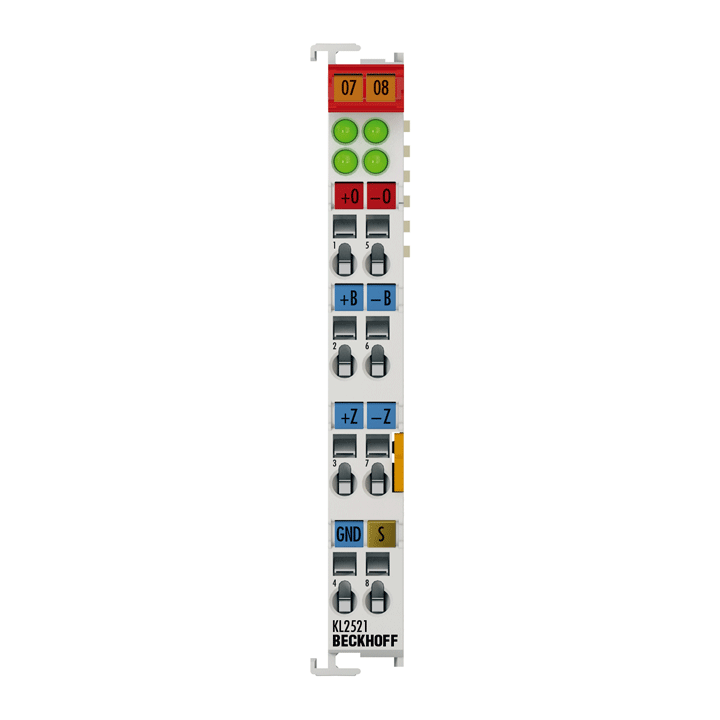 Beckhoff KL2521 Bus Terminal, 1-channel pulse train output, incr enc simulation, RS422, 50 mA Turkiye