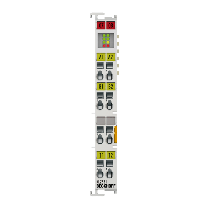 Beckhoff KL2531 Bus Terminal, 1-channel motion interface, stepper motor, 24 V DC, 15 A Turkiye