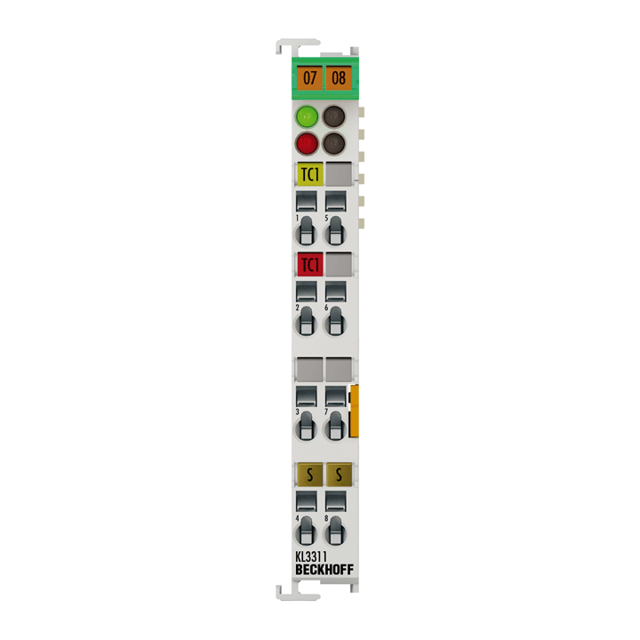 Beckhoff KL3311 Bus Terminal, 1-channel analog input, temperature, thermocouple, 16 bit Turkiye