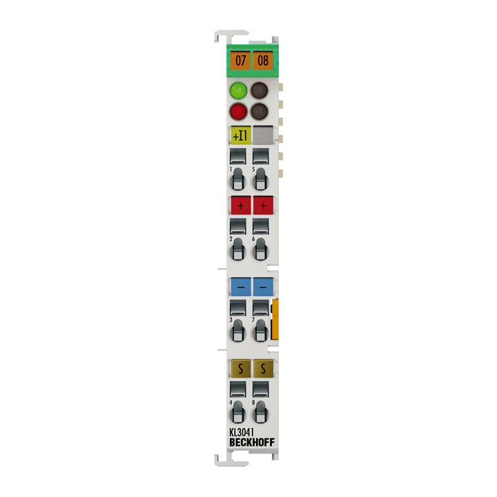 Beckhoff KL3041 Bus Terminal, 1-channel analog input, current, 0…20 mA, 12 bit, single-ended Turkiye