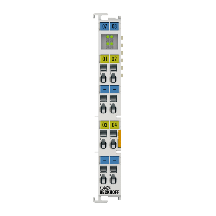 Beckhoff KL4424 Bus Terminal, 4-channel analog output, current, 4…20 mA, 12 bit, single-ended Turkiye