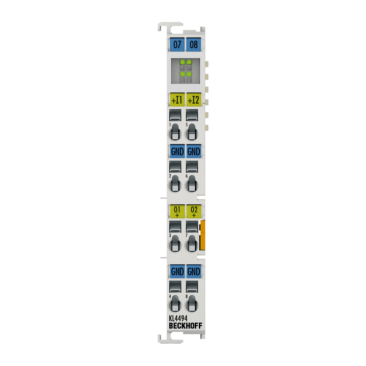 Beckhoff KL4494 Bus Terminal, 2-channel analog input + 2-channel analog output, voltage, ±10 V, 12 bit, single-ended Turkiye