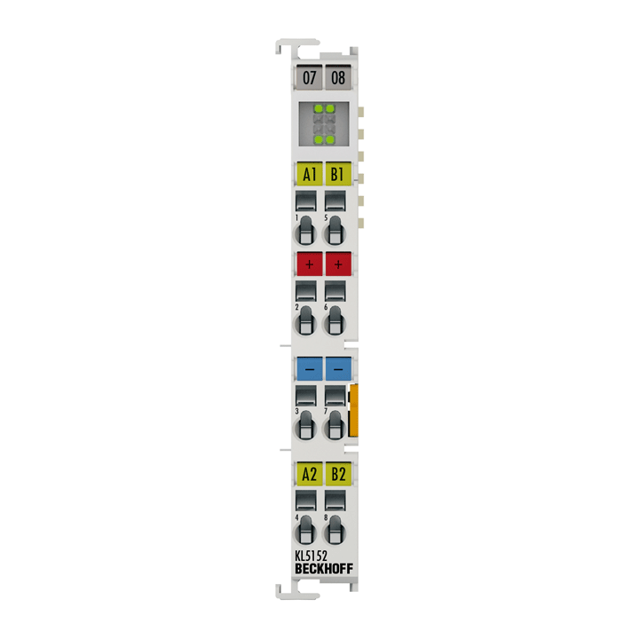 Beckhoff KL5152 Bus Terminal, 2-channel encoder interface, incremental, 24 V DC HTL, 100 kHz Turkiye