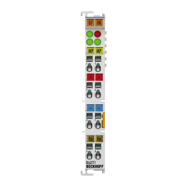 Beckhoff KL6771 Bus Terminal, 1-channel communication interface, MP-Bus, master Turkiye