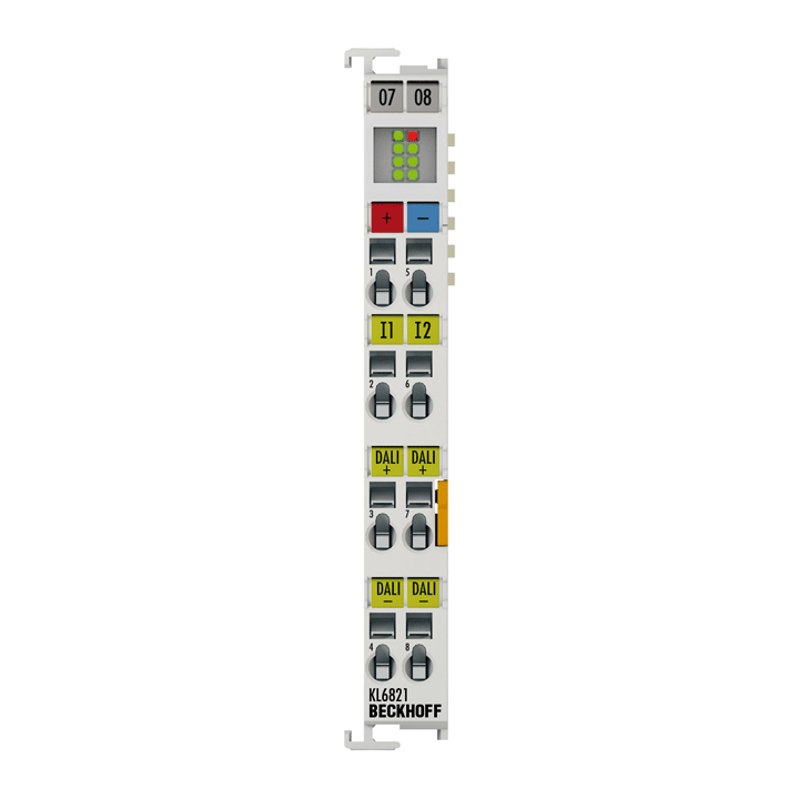 Beckhoff KL6821 Bus Terminal, 1-channel communication interface, DALI/DALI-2, master/power supply Turkiye
