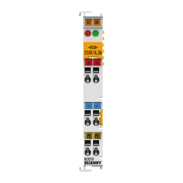 Beckhoff KL9210 Potential supply terminal, 24 V DC, with diagnostics and fuse Turkiye
