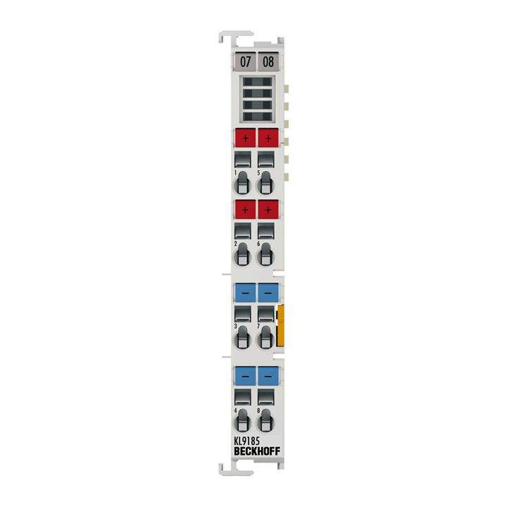 Beckhoff KL9185 potential distribution terminal, 4 x 24 V DC, 4 x 0 V DC Turkiye
