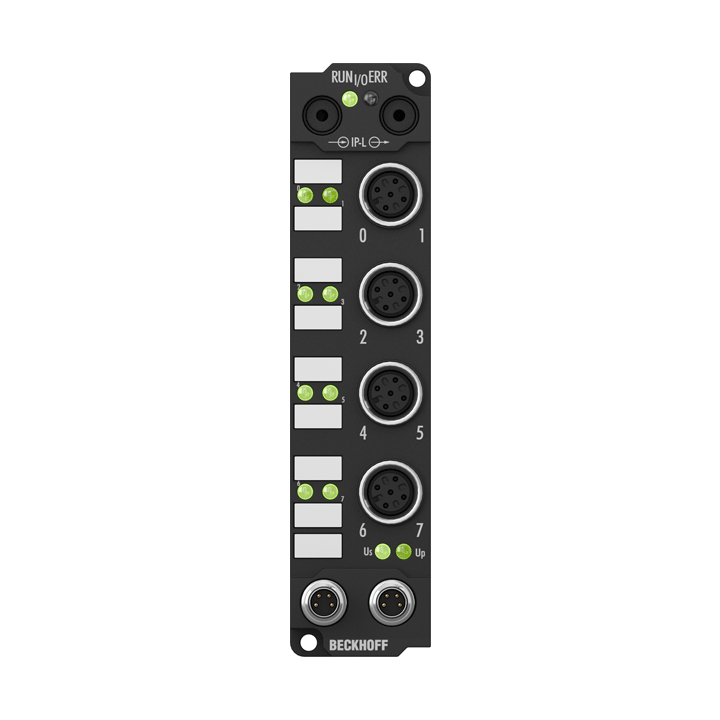 Beckhoff IE2042 Extension Box, 8-channel digital output, 24 V DC, 2 A (∑ 12 A), M12 Turkiye