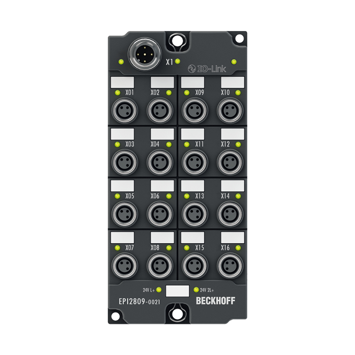 Beckhoff EPI2809-0021 IO-Link box, 16-channel digital output, 24 V DC, 05 A, M8 Turkiye