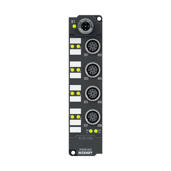 Beckhoff EPI2008-0002 IO-Link box, 8-channel digital output, 24 V DC, 05 A, M12 Turkiye