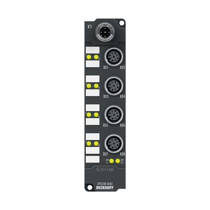 Beckhoff EPI2338-0002 IO-Link box, 8-channel digital combi, 24 V DC, 3 ms, 05 A, M12 Turkiye