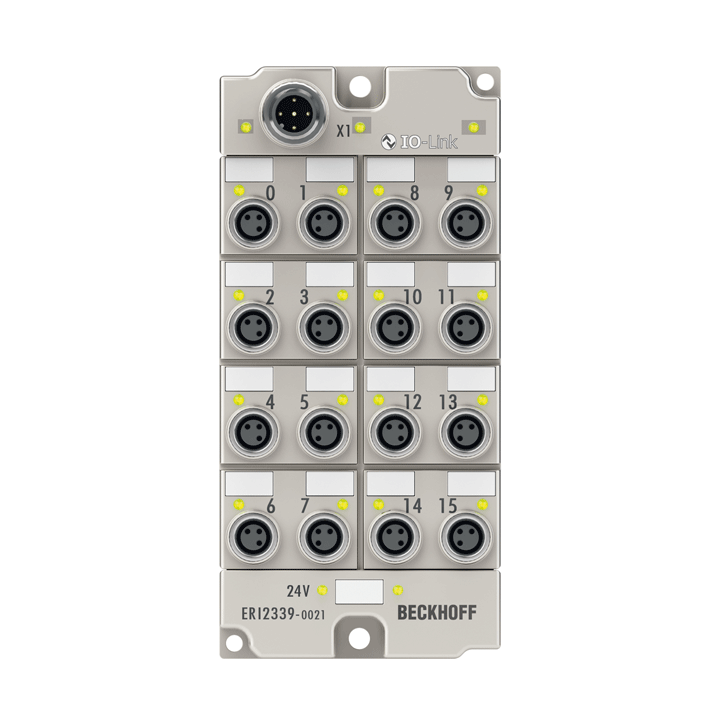 Beckhoff ERI2339-0021 IO-Link box, 16-channel digital combi, 24 V DC, 3 ms, 05 A, M8, zinc die-cast Turkiye