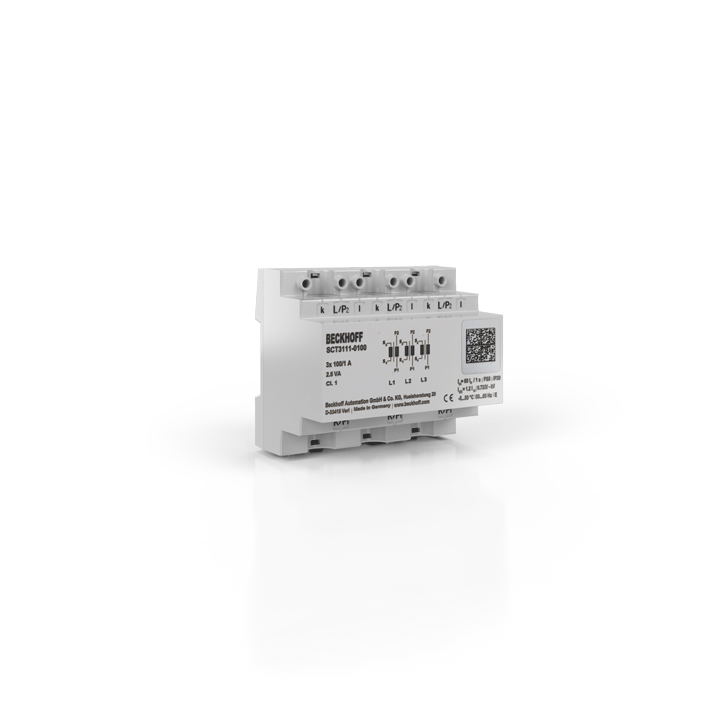 Beckhoff SCT3121-0150 3-phase ring-type CT, 3 x 150 A AC, accuracy class 05 Turkiye