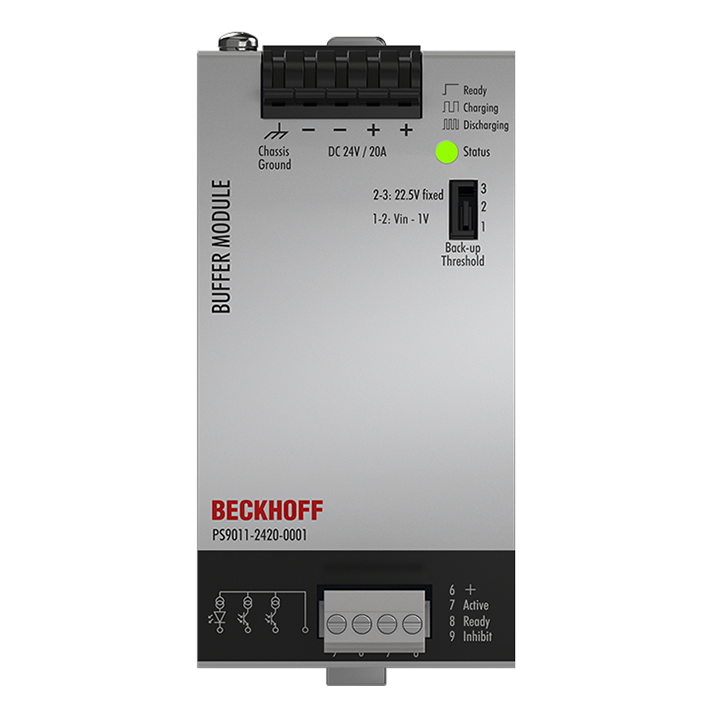 Beckhoff PS9011-2420-0001 Buffer module PS9000; output: 24 V DC, 20 A, 200 ms; input: 24 V DC Turkiye