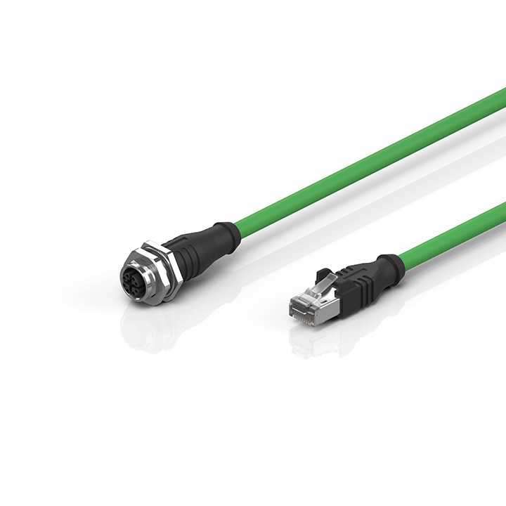 Beckhoff ZK1096-8891-0xxx Industrial Ethernet/EtherCAT G/G10 cable, Cat6/Cat6A, PUR, 4 x 2 x AWG26, fixed installation Turkiye