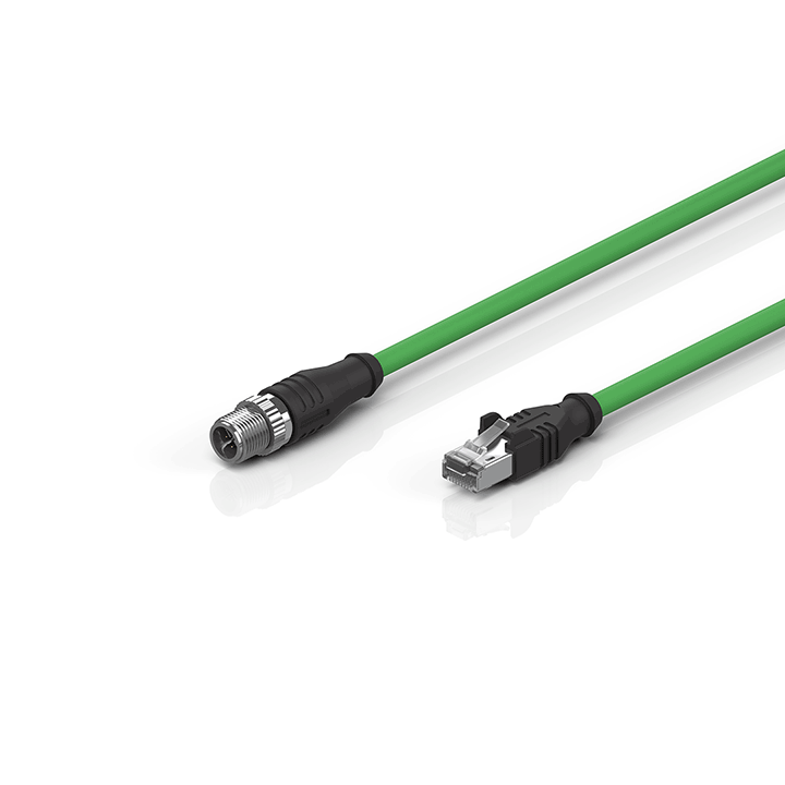 Beckhoff ZK1096-8191-0xxx Industrial Ethernet/EtherCAT G/G10 cable, Cat6/Cat6A, PUR, 4 x 2 x AWG26, fixed installation Turkiye
