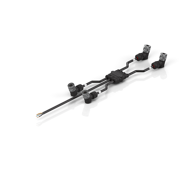 Beckhoff ZC2000-0000-0021 Splitter cable, for XPlanar tile APS4322-0000-0000, 2 x 2 layout, PVC, fixed installation Turkiye