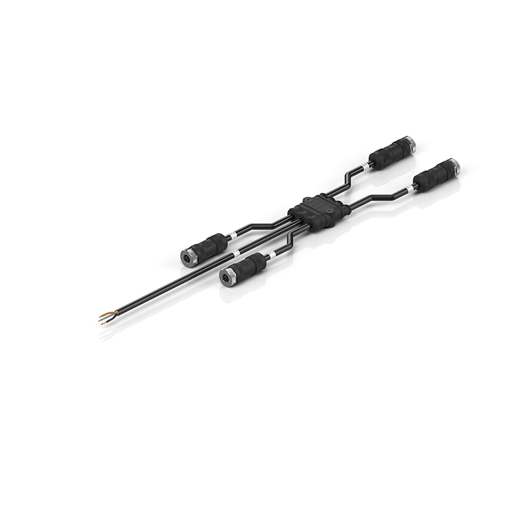 Beckhoff ZC2000-0000-0018 Splitter cable, for XPlanar tile APS4322-0000-0000, 2 x 2 layout, PVC, fixed installation Turkiye