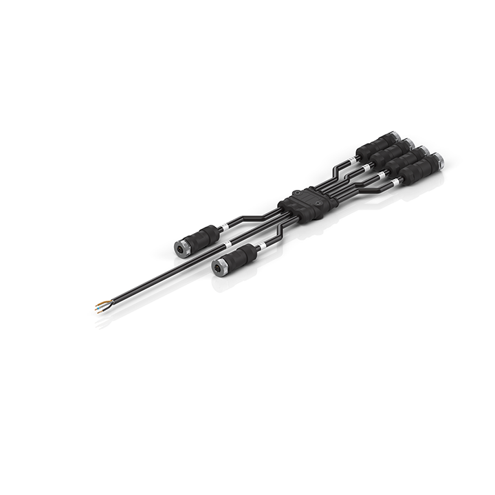 Beckhoff ZC2000-0000-0017 Splitter cable, for XPlanar tile APS4322-0000-0000, 2 x 3 layout, PVC, fixed installation Turkiye