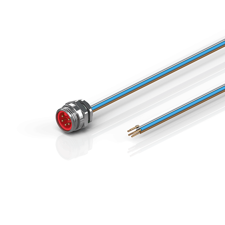 Beckhoff ZK2030-1700-0xxx Power cable, PVC, 5 x 15 mm² (AWG16), fixed installation Turkiye