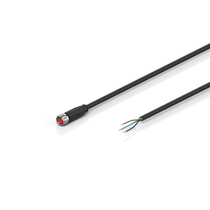 Beckhoff ZK2000-2200-0xxx Sensor cable, PUR, 3 x 025 mm², drag-chain suitable Turkiye
