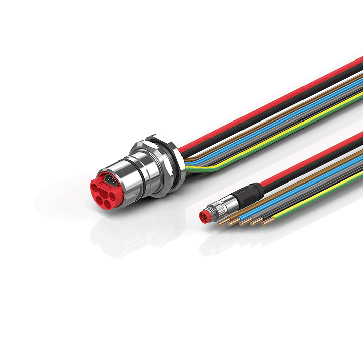 Beckhoff ZK7714-BZ00-0xxx B23, ECP cable, PUR, 5 G 40 mm² + (1 x 4 x AWG22), drag chain suitable, key 2 (400 V AC) Turkiye