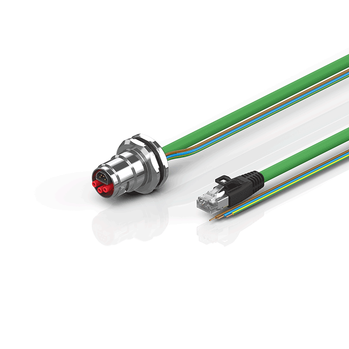 Beckhoff ZK7906-BO00-Axxx ENP cable, PUR, 3 G 15 mm² + (1 x 4 x AWG22), drag chain suitable, key 3 (user-defined voltage) Turkiye