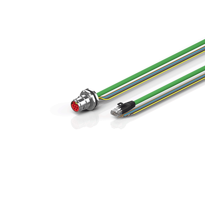 Beckhoff ZK7908-CB00-Axxx B17, ENP cable, PUR, 5 G 15 mm² + (1 x 4 x AWG22), drag chain suitable, key 3 (user-defined voltage) Turkiye