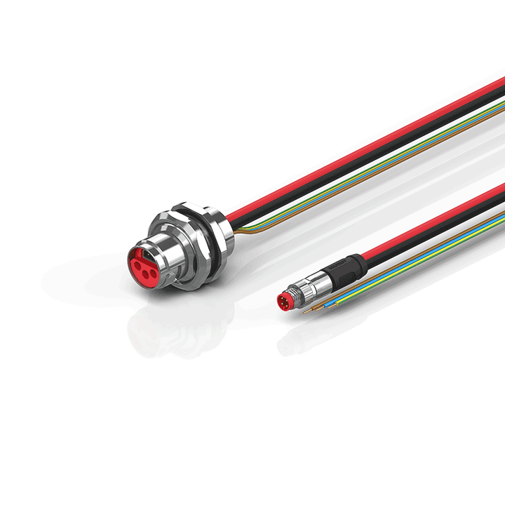 Beckhoff ZK7906-AJ00-0xxx B17, ECP cable, PUR, 3 G 15 mm² + (1 x 4 x AWG22), drag chain suitable, key 3 (user-defined voltage) Turkiye