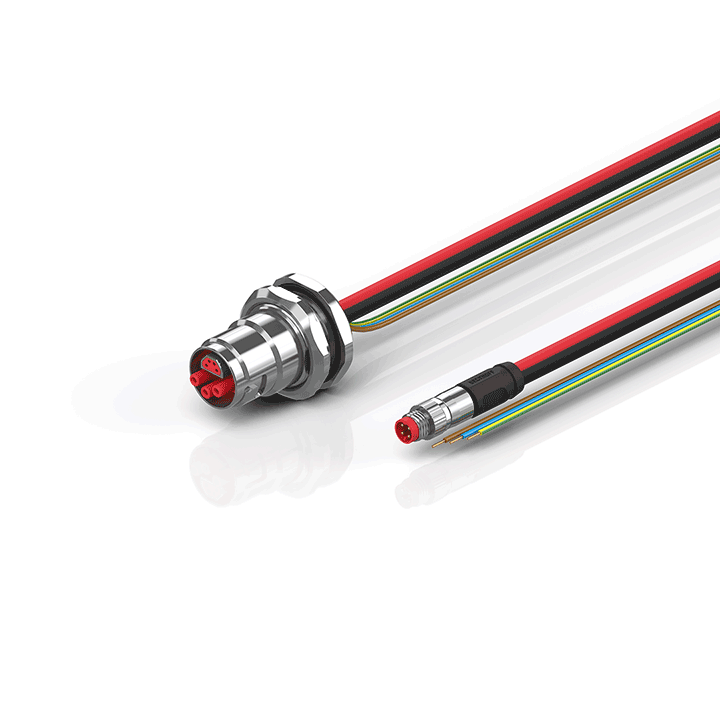 Beckhoff ZK7906-BM00-0xxx B17, ECP cable, PUR, 3 G 15 mm² + (1 x 4 x AWG22), drag chain suitable, key 3 (user-defined voltage) Turkiye