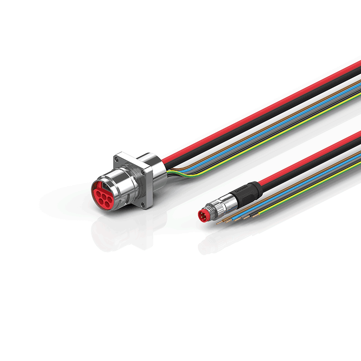 Beckhoff ZK7908-AT00-0xxx B17, ECP cable, PUR, 5 G 15 mm² + (1 x 4 x AWG22), drag chain suitable, key 3 (user-defined voltage) Turkiye
