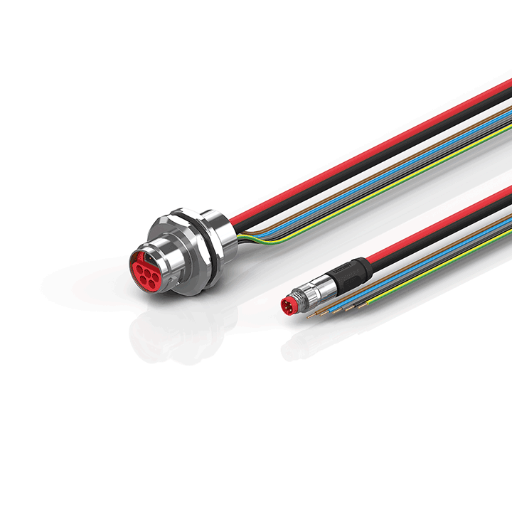 Beckhoff ZK7908-AX00-0xxx B17, ECP cable, PUR, 5 G 15 mm² + (1 x 4 x AWG22), drag chain suitable, key 3 (user-defined voltage) Turkiye