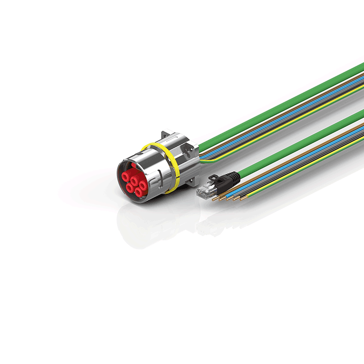 Beckhoff ZK7825-BX00-Axxx B40, ENP cable, PUR, 5 G 160 mm² + (1 x 4 x AWG22), drag chain suitable, key 2 (400 V AC) Turkiye