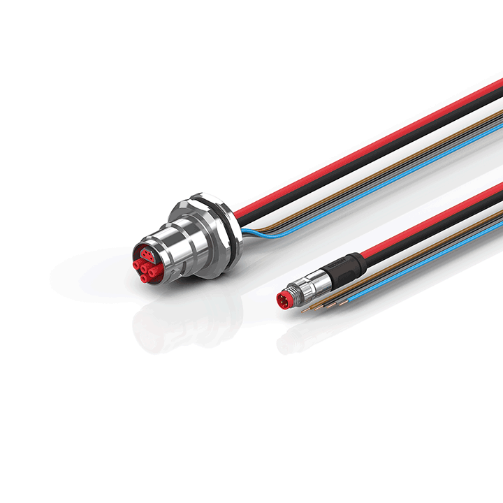 Beckhoff ZK7624-BU00-0xxx B17, ECP cable, PUR, 4 x 15 mm² + (1 x 4 x AWG22), drag chain suitable, key 2 (user-defined voltage) Turkiye