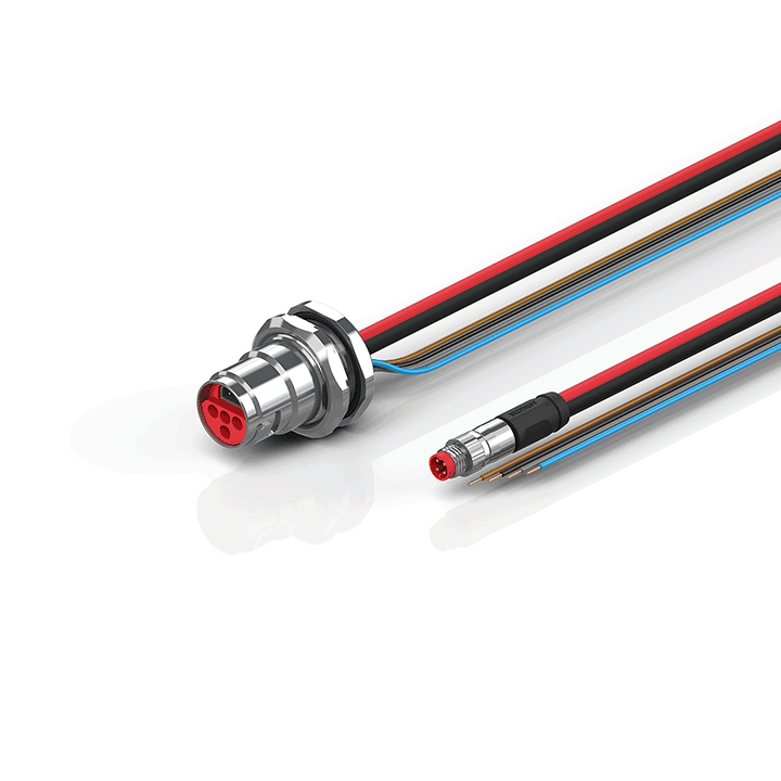 Beckhoff ZK7624-BT00-0xxx B17, ECP cable, PUR, 4 x 15 mm² + (1 x 4 x AWG22), drag chain suitable, key 2 (user-defined voltage) Turkiye