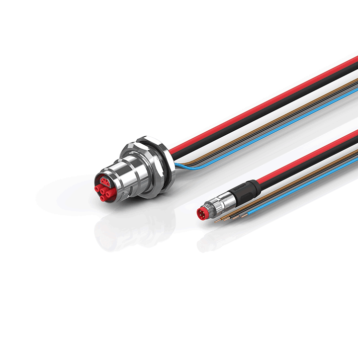 Beckhoff ZK7624-BS00-0xxx B17, ECP cable, PUR, 4 x 15 mm² + (1 x 4 x AWG22), drag chain suitable, key 2 (user-defined voltage) Turkiye