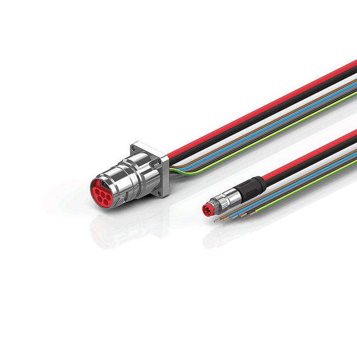 Beckhoff ZK7608-BX00-0xxx B17, ECP cable, PUR, 5 G 15 mm² + (1 x 4 x AWG22), drag chain suitable, key 2 (400 V AC) Turkiye