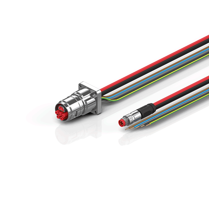 Beckhoff ZK7608-BW00-0xxx B17, ECP cable, PUR, 5 G 15 mm² + (1 x 4 x AWG22), drag chain suitable, key 2 (400 V AC) Turkiye