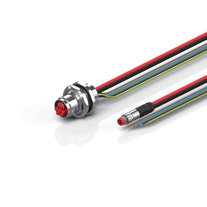 Beckhoff ZK7608-AU00-0xxx B17, ECP cable, PUR, 5 G 15 mm² + (1 x 4 x AWG22), drag chain suitable, key 2 (400 V AC) Turkiye