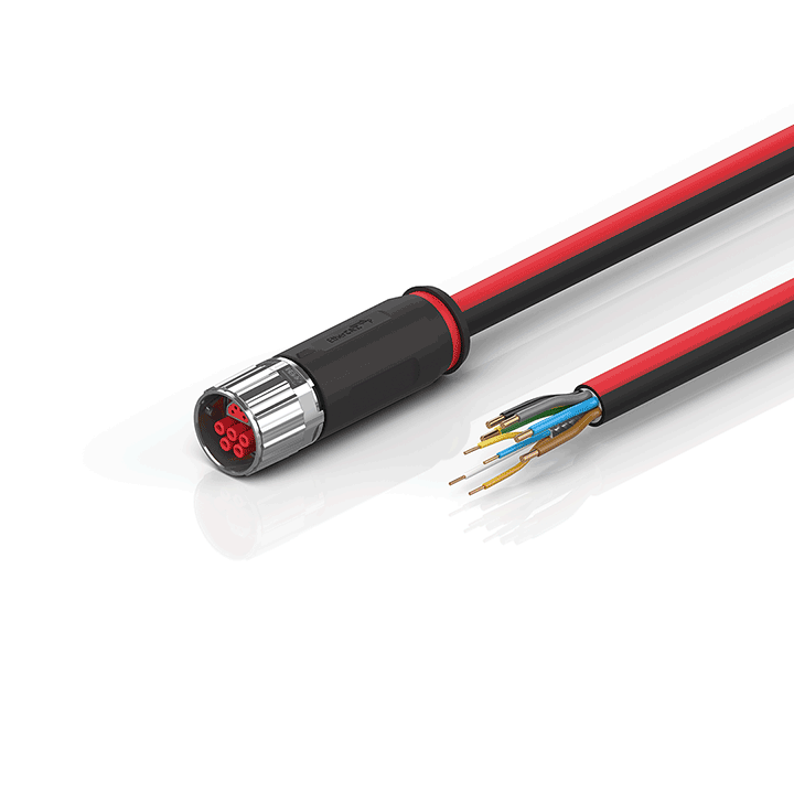 Beckhoff ZK7608-3100-0xxx B17, ECP cable, PUR, 5 G 15 mm² + (1 x 4 x AWG22), drag chain suitable, key 2 (400 V AC) Turkiye
