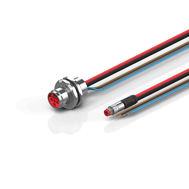 Beckhoff ZK7224-AR00-0xxx B17, ECP cable, PUR, 4 x 15 mm² + (1 x 4 x AWG22), drag chain suitable, key 1 (2 x 24 V DC) Turkiye