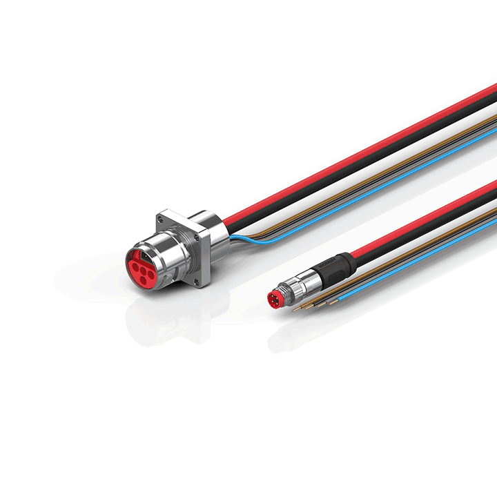 Beckhoff ZK7224-AN00-0xxx B17, ECP cable, PUR, 4 x 15 mm² + (1 x 4 x AWG22), drag chain suitable, key 1 (2 x 24 V DC) Turkiye