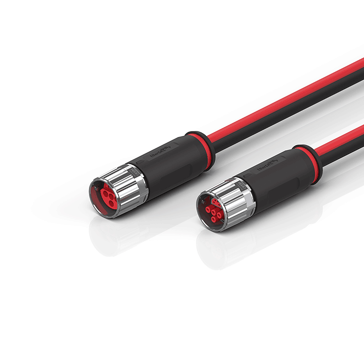 Beckhoff ZK7224-2425-0xxx B17, ECP cable, PUR, 4 x 15 mm² + (1 x 4 x AWG22), drag chain suitable, key 1 (2 x 24 V DC) Turkiye